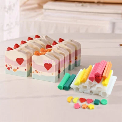 Silicone Pipe Tube Column Mold Embed Soap Making Shaped Mould Templet DIY Tools - image 1 of 4