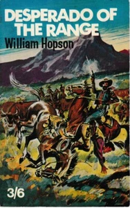 Desperado Of The Range, William Hopson - 1950s Paperback, Cowboy, Western - Imagen 1 de 2
