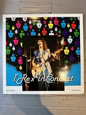 T. Rex T. Rex In Concert A1 B1 LP Album Vinyl Record ABOLAN 1 COVER EX VINYL NM - Image 1 of 4