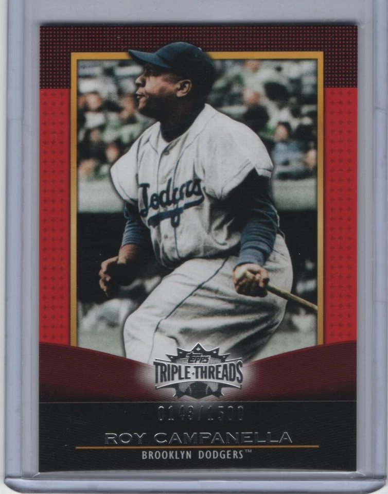 2011 Topps Triple Threads Base #18 Roy Campanella 143/1500 - Image 1 of 1