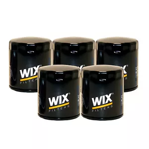 WIX Set of 5 Engine Oil Filters for Buick Cadillac Checker Chevrolet GMC Pontiac - Picture 1 of 1