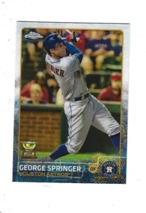 Topps Chrome Refractors #54 George Springer Houston Astros 2015 - Imagen 1 de 1