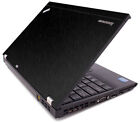 BLACK BRUSHED TEXTURED Vinyl Lid Skin fits IBM Lenovo ThinkPad X220 X230 Laptop