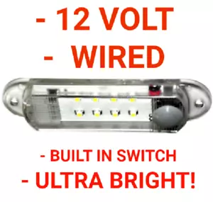 BRIGHT 12V 6K PICKUP TRUCK BODY BED CAP TOPPER SHELL LED DOME LIGHT CARGO LAMP - Bild 1 von 10