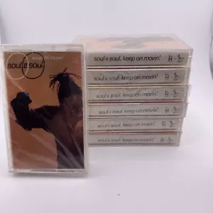 Soul II Soul Keep On Movin’ Cassette Tape 1989 Electronic Funk Soul Hip Hop Seal - Picture 1 of 4
