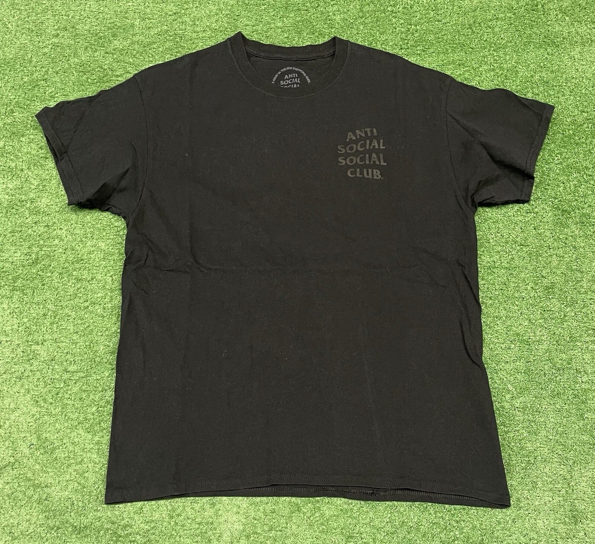 Anti Social Social Club ASSC Dramatic T Shirt Size Large Black 
