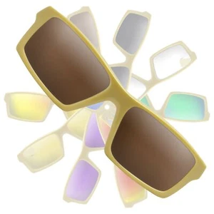 POLARIZED Dark Brown Replacement Lenses For Oakley Twitch ~ Bronze - Picture 1 of 5