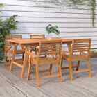Garden Chairs Camping Chair Outdoor Dining Seating Solid Wood Acacia Vidaxl