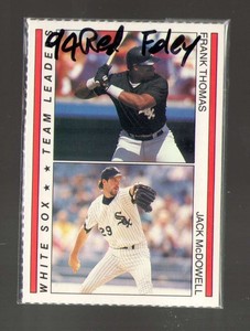 1994 Red Foley Magazine Inserts - CHICAGO WHITE SOX Team Set