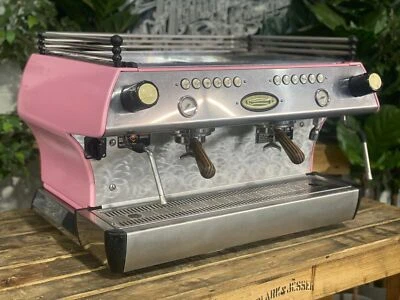 LA MARZOCCO FB80 2 GRUPOS CAFETERA ESPRESSO ROSA Y MADERA PERSONALIZADA... - Imagen 1 de 4