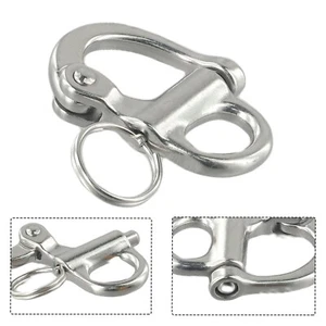 Reliable Stainless Steel Boat Anchor Chain Eye Shackle Swivel Hook Snap Marine - Picture 1 of 24