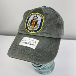 USS John McCain DDG 56 U.S. Navy Hat Adjustable Back Baseball Cap Hat Natural OB - Picture 1 of 6