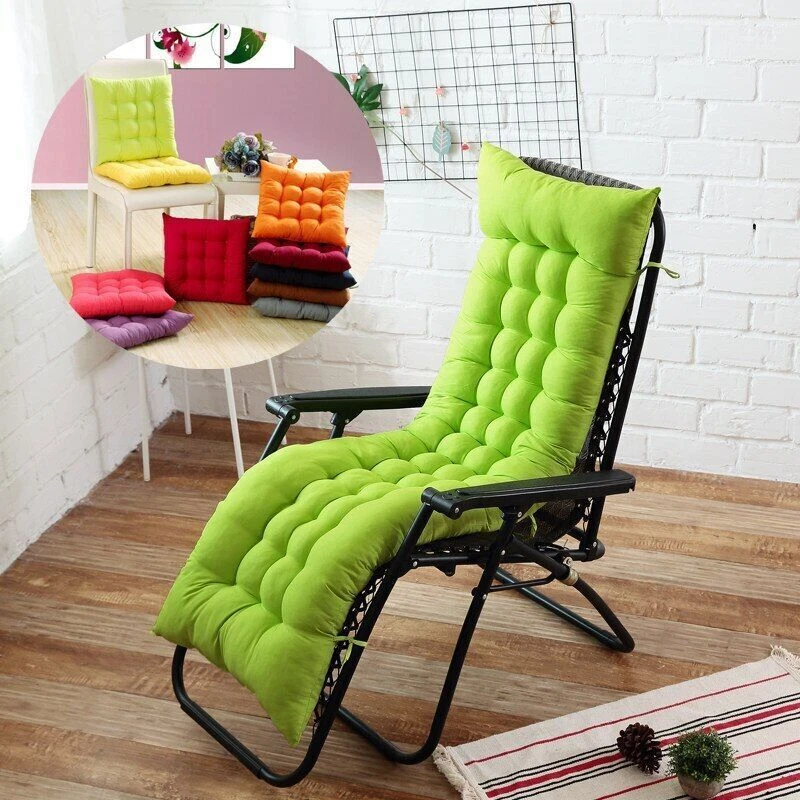 Long Cushion Recliner Chair Cushion Thicken Cushion Long Chair Couch Seat Pads - Image 1 of 4