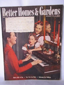 December 1944 WW2 Better Homes & Gardens Magazine Betty Crocker, Cannon Towels, - Imagen 1 de 6