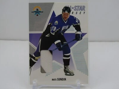 MATS SUNDIN 2002-03 IN THE GAME BE A PLAYER ALL-STAR JERSEY 3-COLOR PATCH!! - Image 1 of 2
