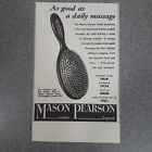 Mason And Pearson Hair Brush Original 1960 Paper magazine Advert
