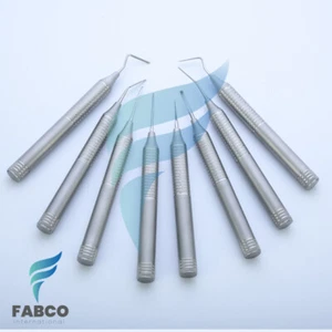 Dental Flex Periotome Root Extraction Screw Set Of 8 Dental Root Extraction USA - Picture 1 of 3