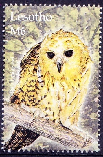 Pel's Fishing Owl, Birds of Ray, Lesotho 2004 MNH Foto 1 de 1