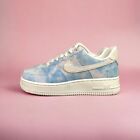 Nike Air Force 1 ?07 SE Celestine Blue Sail Suede Clouds Womens Size 8
