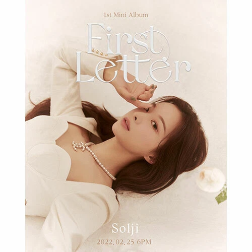 Solji - 1st Mini Album [First Letter] Photo Card CD Disc K-pop Book From EXID Foto 1 de 1