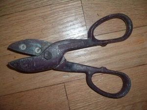 Vintage Stanley Aluminum Body Metal Snips Snip Pliers No. 84-551   7"    USA - Picture 1 of 2