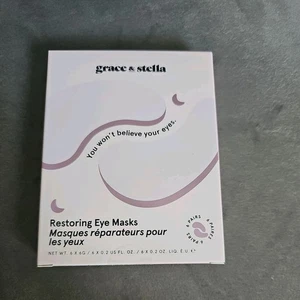 Grace & Stella Energising Eye Masks for tired under eyes 6 x 6g 6 pairs boxed - Picture 1 of 3
