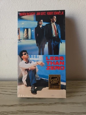 Less Than Zero Movie on VHS Brand new Sealed Old Stock - Image 1 of 4