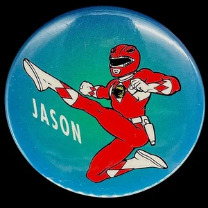 2,25" Power Ranger Red Ranger Jason Lee Scott Pinback - Bild 1 von 2