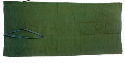 Green Anti-Tarnish Silverware Roll 11x36" – 24 Slots for Flatware  Serving Piece - Image 1 of 4