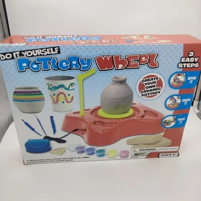 Kit roda de cerâmica faça você mesmo idades 8+ - Imagem 1 de 3