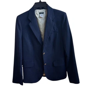 J. Crew Factory navy blue Keating blazer jacket Size 6 workwear professional - Picture 1 of 5
