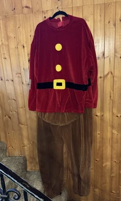 Pesado Disfraz de Halloween Gruñón de Disney Store Adulto XXL Terciopelo Blancanieves Foto 1 de 4