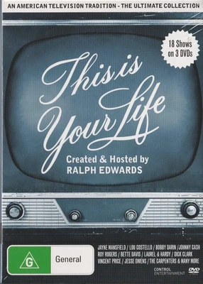 This is Your Life - Ralph Edwards USA (DVD, 2009, 3-Disc Set) C1    Region 0 - Image 1 of 2