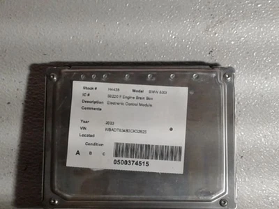 Engine ECM Electronic Control Module Fits 01-03 BMW 530i 1383672 - Image 1 of 4