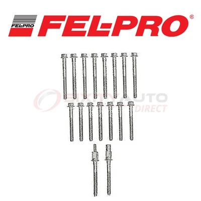 Fel Pro Cylinder Head Bolt Set for 1997 Oldsmobile Cutlass Supreme 3.1L V6 - uq Foto 1 de 4