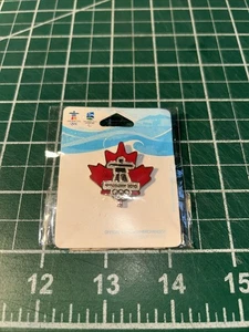 Olympische Winterspiele 2010 Vancouver Offizieller Pin Cut Out Logo Design im Paket - Bild 1 von 2