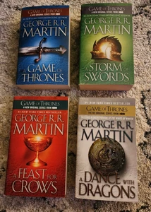 George R.R. Martin Game of Thrones Lot of 4 Paperback Books - Picture 1 of 17