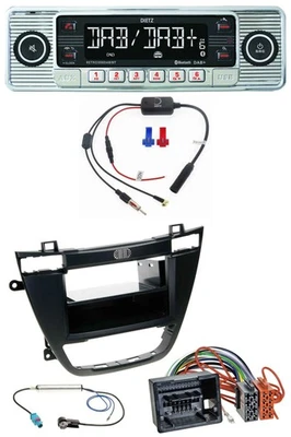 Dietz DAB USB MP3 Bluetooth Autoradio für Opel Insignia 2008-2013 schwarz - Bild 1 von 4