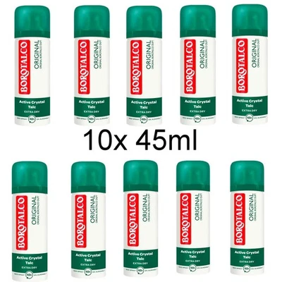 10x 45 ml Borotalco Deo Spray Original Mini Deodorant 48h Schutz 0% Alkocol neu - Bild 1 von 4