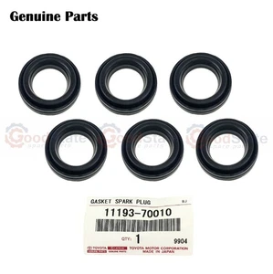Genuine Lexus GS250 GRL11 GS300 GRS190 2.5 3.0 Spark Plug Tube Seal Gasket x6 - Picture 1 of 3