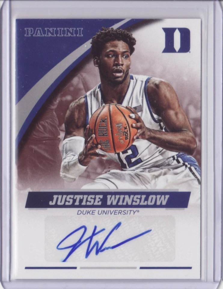 Autógrafo Panini Collegiate Duke Justise Winslow SP 2015 automático - plano envío y devolución Foto 1 de 1
