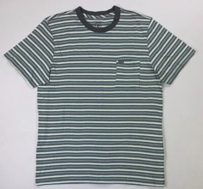 Men's Volcom Modern Fit Striped Cotton Short Sleeve Shirt  - Image 1 of 3