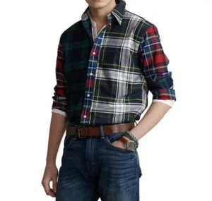 Polo Ralph Lauren Herren Slim Fit Oxford Tartan Karo Fun Hemd Gr. XXL Neu mit Etikett - Bild 1 von 7