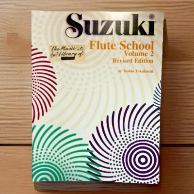 Suzuki Flute School ~ Volume 2 ~ Flute Part ~ Toshio Takahashi ~ Revised Edition - Image 1 of 3