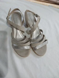 Sandalias de tacón trozo Marco Tozzi talla 39 - EE. UU. 8-8,5 - Imagen 1 de 11