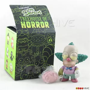 Kidrobot The Simpsons Treehouse of Horror - Krusty the Clown Zombie vinyl figure - Picture 1 of 3