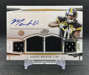 Camiseta deportiva Topps Prime Markus Wheaton 2013 novato nivel V reliquias automática/449 Steelers - Imagen 1 de 3