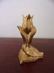 Vintage Dixon Art Studios 22K Weeping Gold Tulip Style Vase - Picture 1 of 6