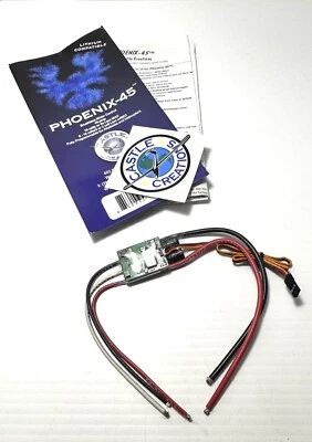 Castle Creations Phoenix 45 amp Brushless Motor Control for 2 or 3 cell lipo - Image 1 of 4