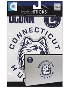 UCONN Huskies me & my BIG ideas laptopSTICKS Removable Laptop Stickers College - Picture 1 of 3